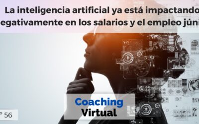 La inteligencia artificial ya está impactando negativamente en los salarios y el empleo júnior
